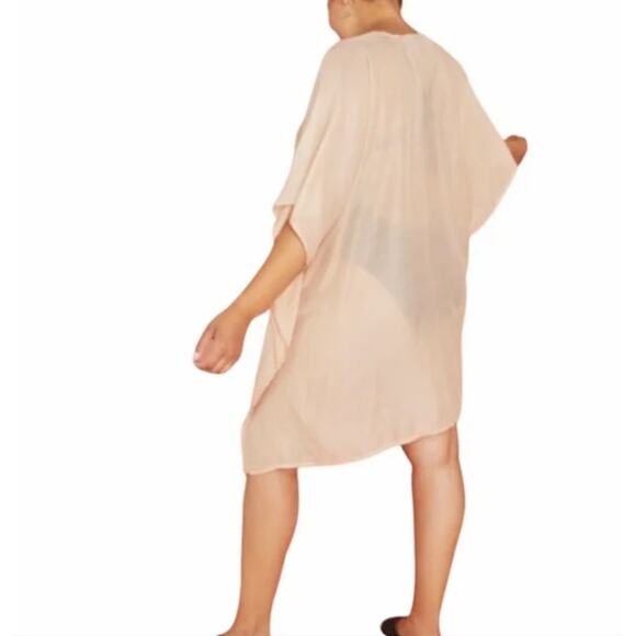 The Jetset Diaries Standard Kaftan in Oat One Size Fits Most Womens Summer Layer - Picture 7 of 7
